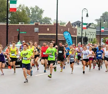 5k run at Italian Fest