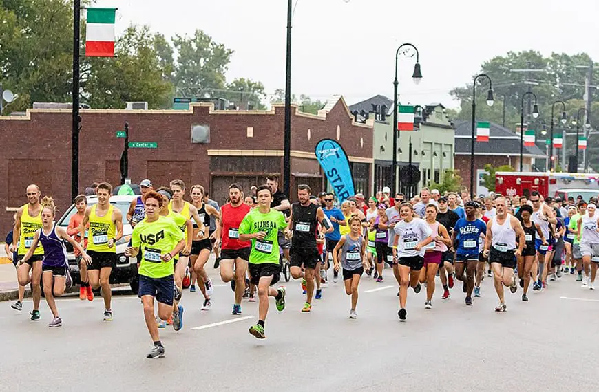 Italian Fest 5k run in Collinsville IL