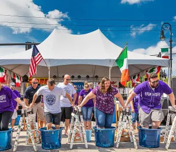 Grape Stomp at Italian Fest