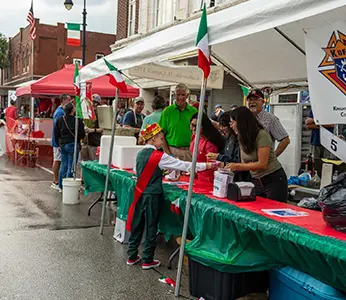 Over 30 Food Stands at Italian Fest
